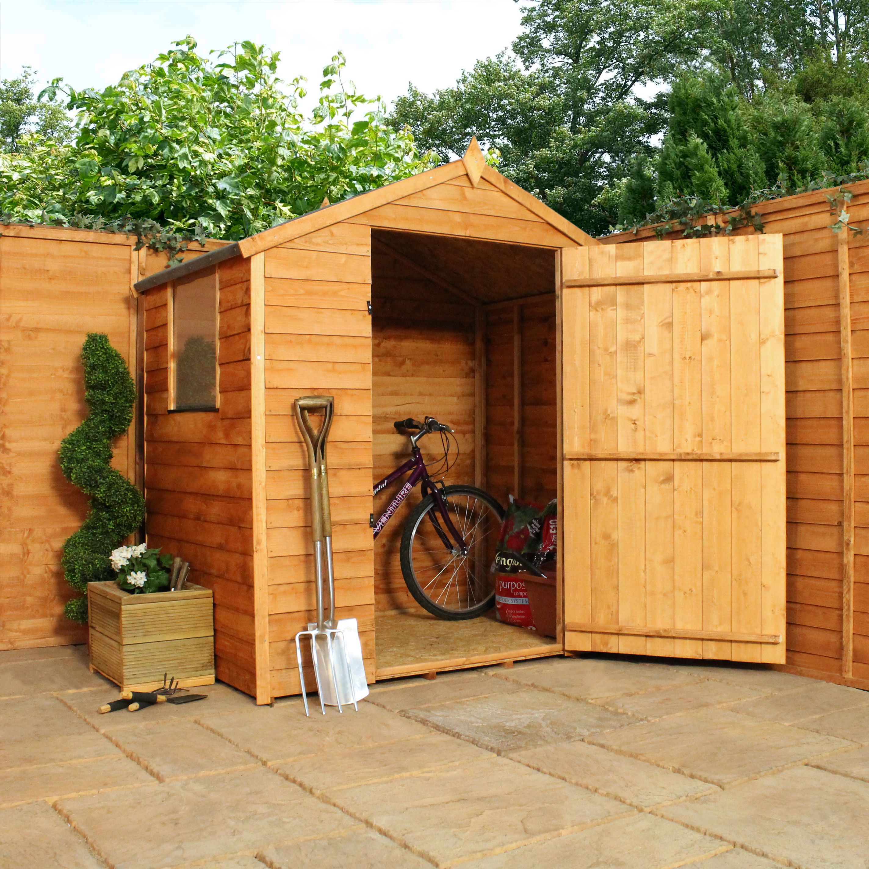 ShedsWarehouse.com | OXFORD | 3ft x 6ft Super Saver Overlap Apex Shed ...