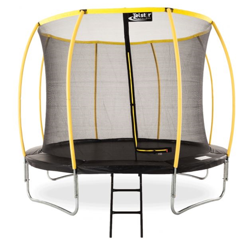 ShedsWarehouse.com | Telstar | INSTALLED 12ft ORBIT Trampoline with ...