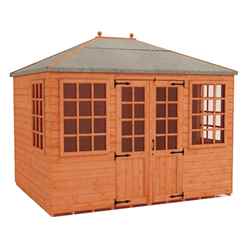 10ft X 8ft Pavilion Summerhouse (12mm Tongue And Groove Floor And Roof)