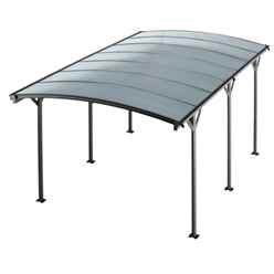 DISCO * 10ft X 16ft Aluminium Curved Carport