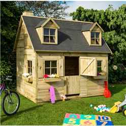 6ft X 8.6ft Cottage Playhouse (1.85m X 2.63m)