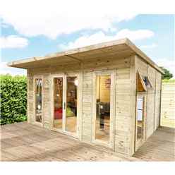 3m X 6m (10ft X 20ft) Insulated 64mm Pressure Treated Garden Office + Free Installation