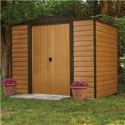 8ft X 6ft Woodvale Metal Sheds (2530mm X 1810mm) Includes Floor