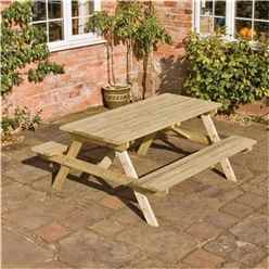 Deluxe Picnic Garden Table (5ft X 5ft)