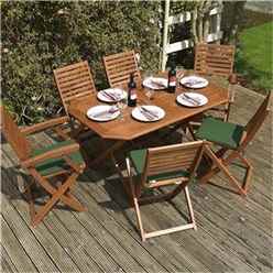 6 Seater Deluxe Plumley Garden Furniture Set (7ft X 5ft)