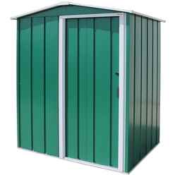 5ft X 4ft Value Apex Metal Shed - Green (1.62m X 1.22m)