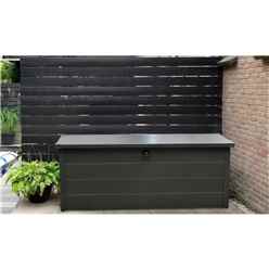 5.4ft X 2.3ft Heavy Duty Storage Box - Anthracite Grey