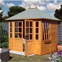 7.2ft X 8.7ft Apex Clarendon Summerhouse (tongue And Groove Floor)