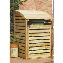 Deluxe Wheelie Bin Store (2.6ft X 3.9ft)