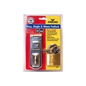 Brass Double Locking Padlock