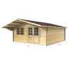 5m X 5m Premier Chamonix Log Cabin - Double Glazing - 70mm Wall Thickness