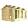 3.5m X 3.5m Premier Kaprun Log Cabin - Double Glazing - 44mm Wall Thickness