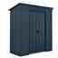 6ft X 3ft Premier Easyfix - Pent - Metal Shed - Anthracite Grey (1.80m X 0.93m)