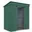 6ft X 4ft Premier Easyfix - Pent - Metal Shed - Heritage Green (1.80m X 1.24m)