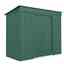 8ft X 4ft Premier Easyfix - Pent - Metal Shed - Heritage Green (2.42m X 1.24m)