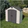 8ft X 5ft Life Plus Plastic Apex Shed With Plastic Floor (2.43m X 1.52m)