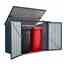 5ft X 3ft Premier Easyfix – Pent – Double Bin Store -Anthracite Grey (1.74m X 1.01m)