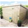 9ft X 3ft Windowless Pressure Treated Tongue & Groove Pent Shed + Single Door