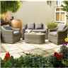 4 Seater Deluxe Bunbury Sofa Garden Set (3ft X 2.5ft)