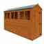 12ft X 4ft Tongue And Groove Shed (12mm Tongue And Groove Floor And Apex Roof)