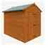 8ft X 6ft Windowless Tongue And Groove Shed (12mm Tongue And Groove Floor And Apex Roof)