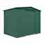 8ft X 3ft Premier Easyfix – Apex – Metal Shed - Heritage Green (2.45m X 0.92m)