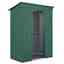 5ft X 3ft Premier Easyfix - Pent - Metal Shed - Heritage Green (1.48m X 0.93m)