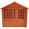 6ft X 8ft Bay Window Summerhouse (12mm Tongue And Groove Floor And Apex Roof)