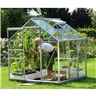 6ft X 6ft Value Anodised Aluminium Frame Greenhouse