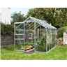 6ft X 4ft Premier Low Threshold Aluminium Frame Greenhouse