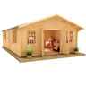 30ft X 18ft George 44mm Log Cabin (19mm Tongue And Groove Floor And Roof) (9150x5350)