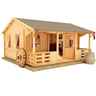 18ft X 14ft Leo 44mm Log Cabin (19mm Tongue And Groove Floor And Roof) (5350x4150)