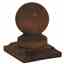 Pack Of 3 - Ball Post Cap – Brown