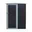 5ft X 3ft (1.43m X 0.89m) Single Door Metal Pent Shed - Dark Grey