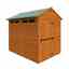 8ft X 6ft Tongue And Groove Security Shed (12mm Tongue And Groove Floor And Apex Roof)