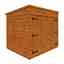 6ft X 5ft Tongue And Groove Pent Bike Shed (12mm Tongue And Groove Floor And Pent Roof)