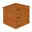 6ft X 6ft Tongue And Groove Pent Bike Shed (12mm Tongue And Groove Floor And Pent Roof)