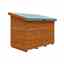 4ft X 2ft 2 Wooden Tool Chest (12mm Tongue And Groove Floor And Apex Roof)