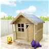 5ft X 5ft Eyrn Wooden Playhouse With Apex Roof, Single Door And Window