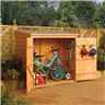 6ft X 3ft (1825mm X 825mm) Deluxe Rowlinson Tongue & Groove Wallstore Bike / Shed