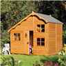 8ft X 7ft Rowlinson Swiss Cottage Playhouse (2.50m X 2.06m)