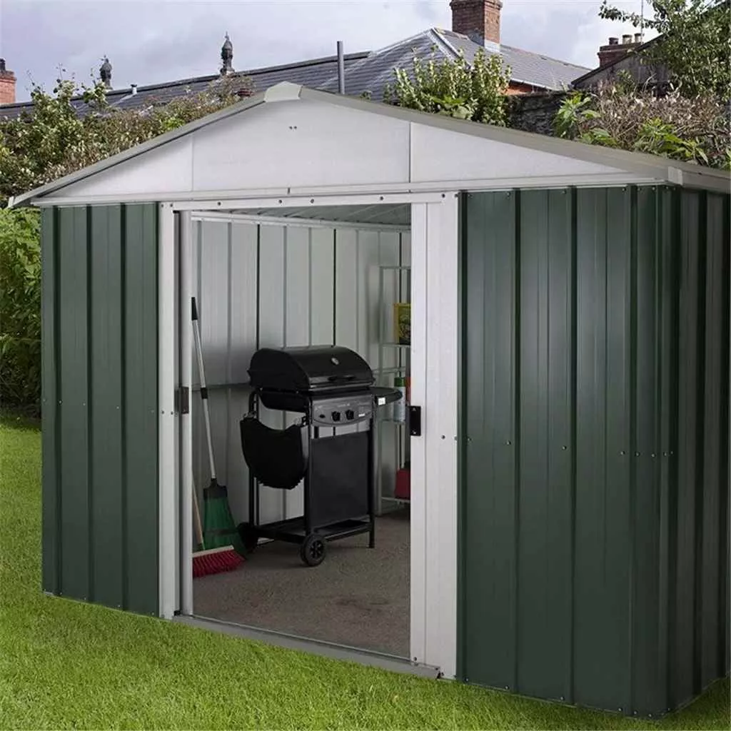 9ft 4" x 12ft 9" Apex Metal Shed With Free Anchor Kit (2.85m x 3.87m) product image