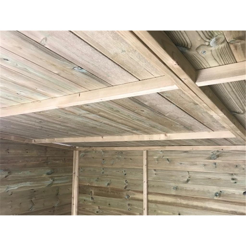 6 x 3 Windowless Pressure Treated T&G Pent Shed With Double Doors product image