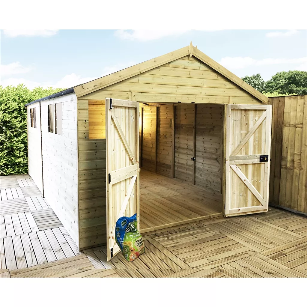 11 x 8 Premier Pressure Treated Apex Workshop