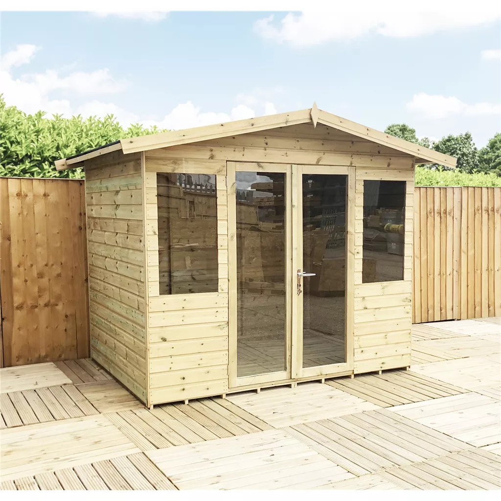 7 x 5 Pressure Treated Apex Summerhouse