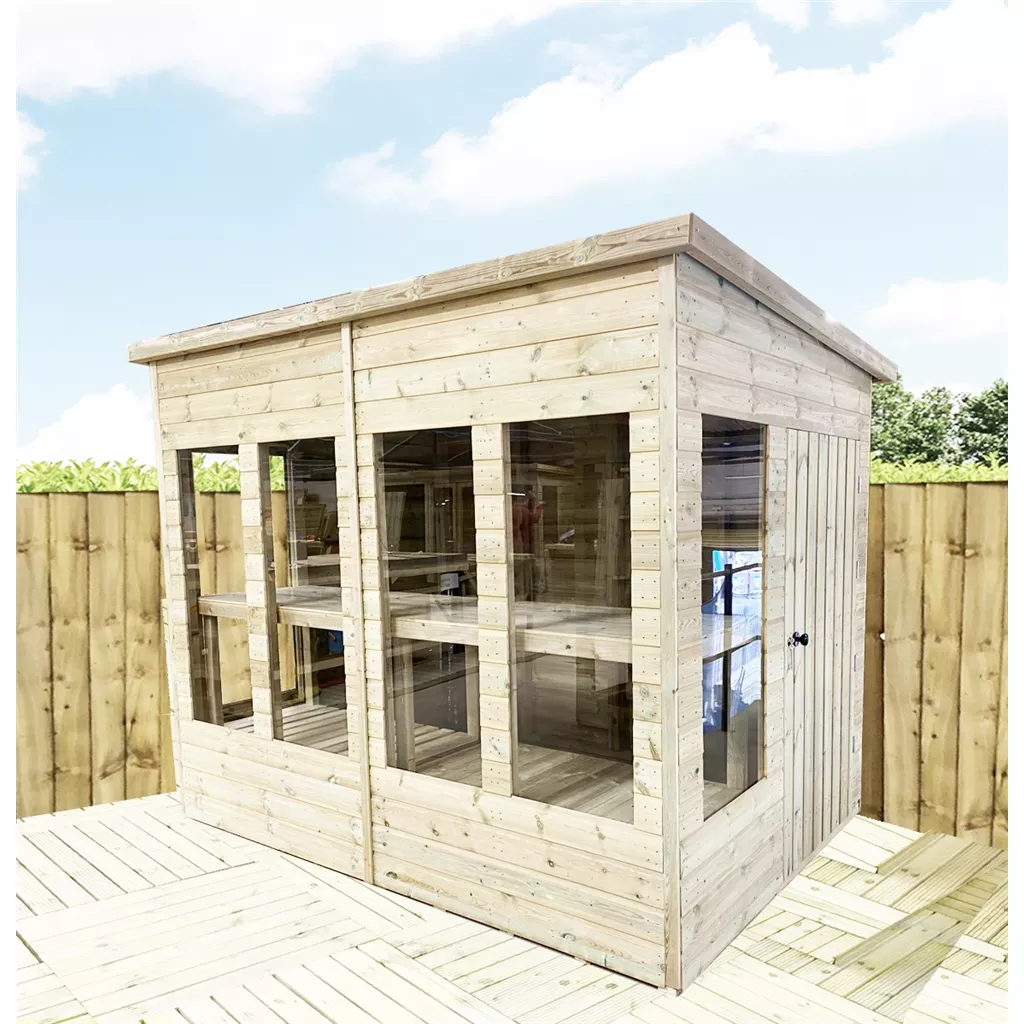 13 x 5 Pressure Treated Pent Potting Summerhouse