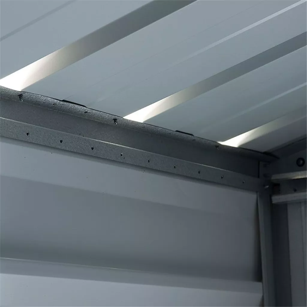 6ft 1" x 7ft 5" Apex Metal Shed With Free Anchor Kit (2.02m x 2.37m) product image