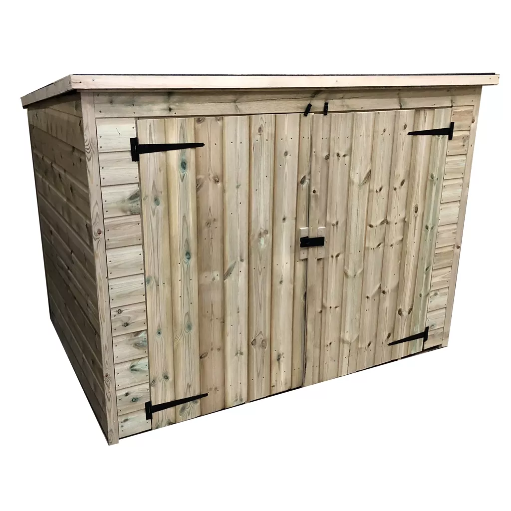 6 x 3 Pressure Treated T&G Bike Store With Double Doors product image
