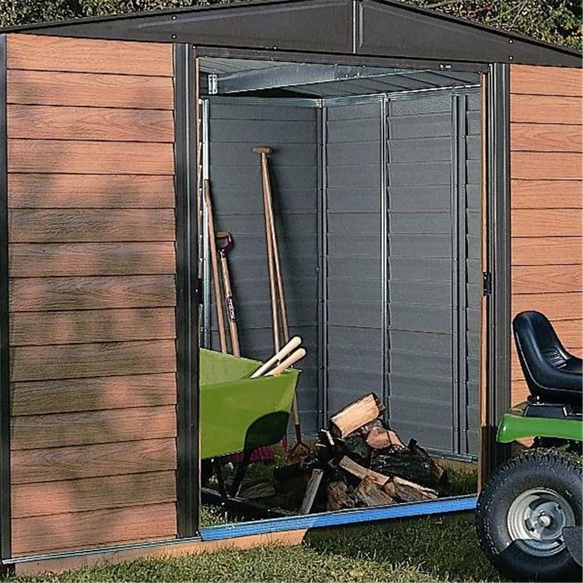 8 x 6 Deluxe Woodvale Metal Shed (2.53m x 1.81m) - Including Floor product image
