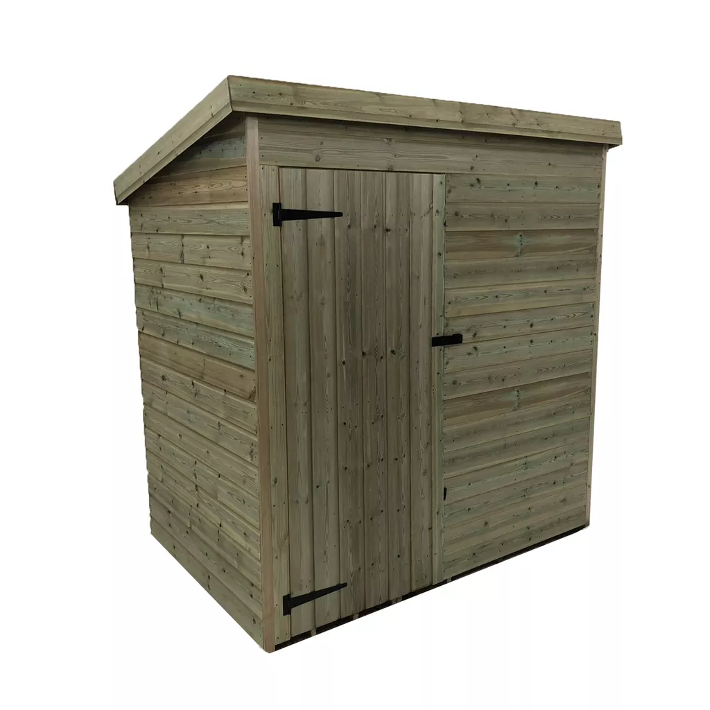 6 x 3 Windowless Pressure Treated T&G Pent Shed With Single Door product image